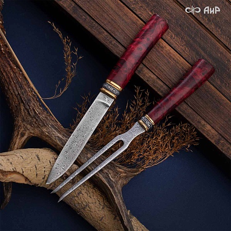  Гарнитур охотничий Царская охота № 39191 - мастера Златоуста