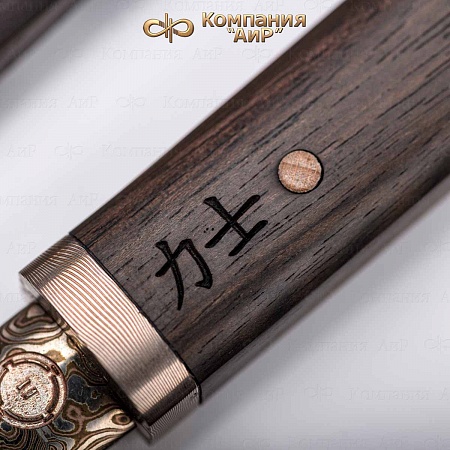 Авторский айкути (ZDI-1016, макасар, фути и хабаки мокуме гане) - мастера Златоуста