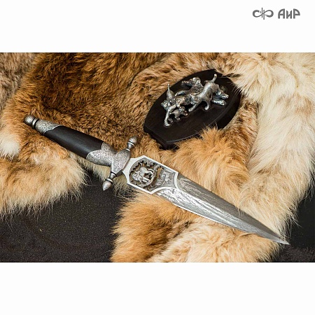 Авторский кинжал Рысь № 35314 - мастера Златоуста
