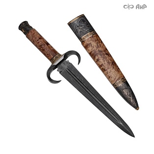  Авторский охотничий кинжал Русский лес № 39184 - мастера Златоуста