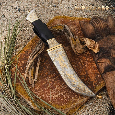  Нож "Клык" ручной работы № 37293 - мастера Златоуста