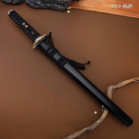  Вакидзаси Золотой дракон ручной работы № 39252 - от мастеров Златоуста