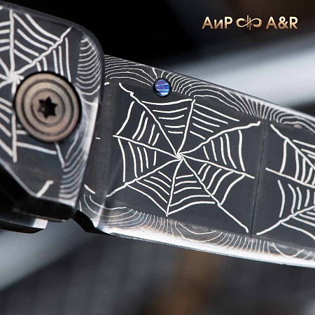 Авторский нож "Spider" № 37104 - мастера Златоуста