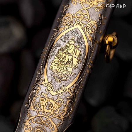 Авторский морской палаш Державный № 36701 - мастера Златоуста