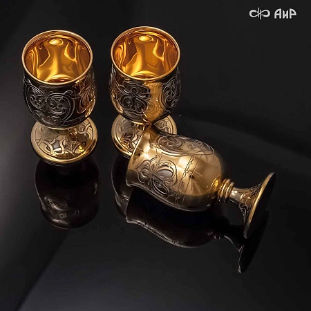 Коньячный набор Теплая компания ручной работы № 1903 - мастера Златоуста
