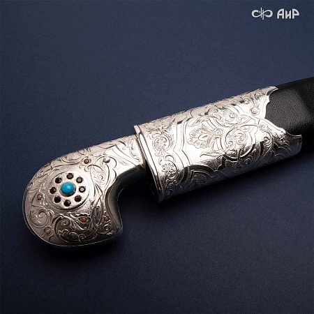 Шашка "Кавказская" ручной работы № 38226 - от мастеров Златоуста