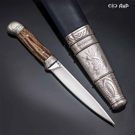 Авторский кинжал Хиршфангер № 33523 - мастера Златоуста
