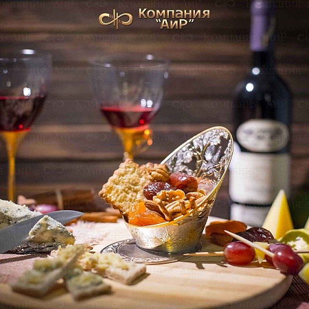 Вазочка для сервировки стола (ручная работа) № 35307 - мастера Златоуста