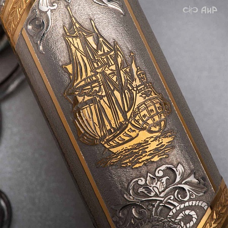  Кортик Адмиральский ручной работы № 38447 - сделано в Златоусте