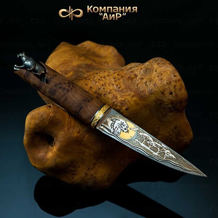 Авторский нож Черная пантера № 35014 - мастера Златоуста