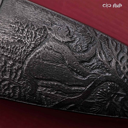 Авторский охотничий кинжал Русский лес № 39184 - мастера Златоуста  Авторский охотничий кинжал Русский лес № 39184 - мастера Златоуста