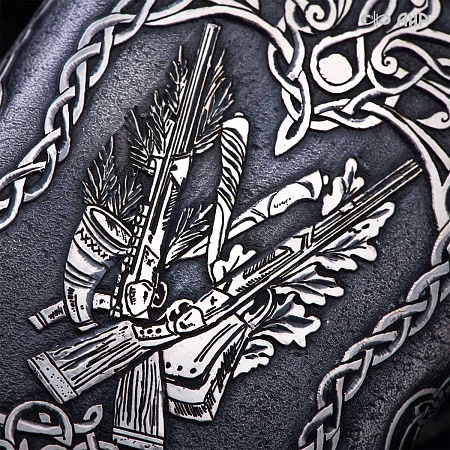  Гарнитур охотничий Царская охота № 39191 - мастера Златоуста