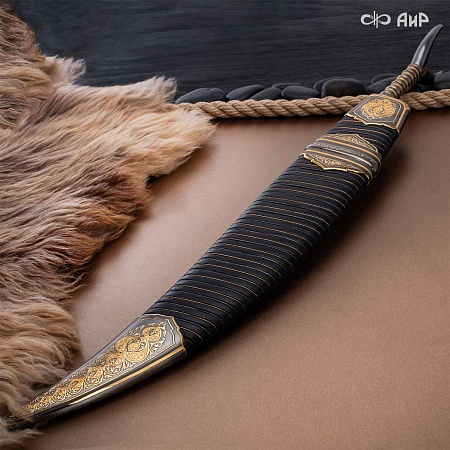 Черноморский ятаган Лаз-Бичак ручной работы № 39244 - от мастеров Златоуста