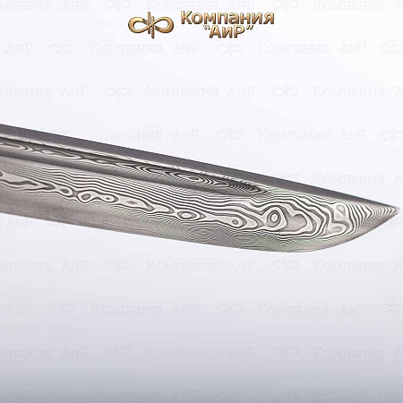 Катана "Бусидо" ручной работы № 36568 - от мастеров Златоуста
