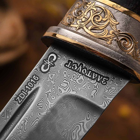 Нож "Бекас" ручной работы № 37312 - мастера Златоуста