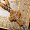  Христианские четки из самшита и серебра ручной работы № 21206 - мастера Златоуста