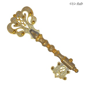 Сувенирный ключ ручной работы № 31697 - мастера Златоуста