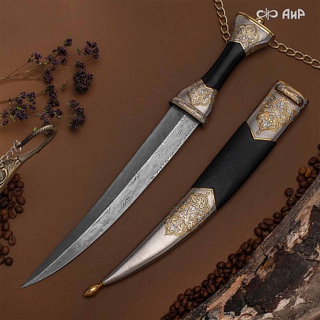  Кинжал Восточный ручной работы № 39155 - от мастеров Златоуста