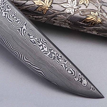  Авторский танто Кленовый сад № 39270 - мастера Златоуста