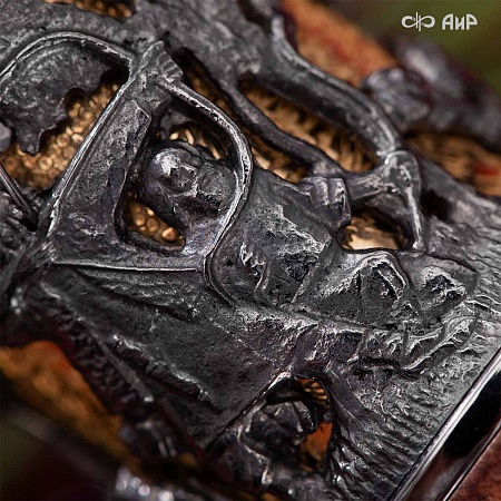  Авторский охотничий кинжал Русский лес № 39185 - мастера Златоуста