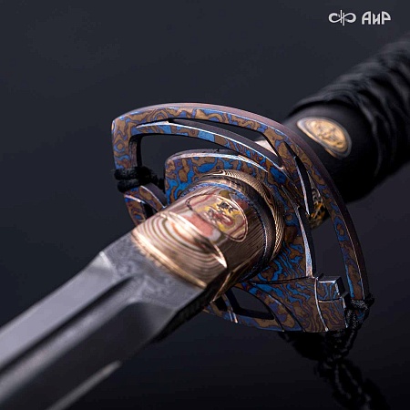 Авторское копье Яри Бусидо. Мэйё (Честь) № 36901 - мастера Златоуста