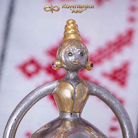  Авторский сувенир "Колокольчик" № 35406 - мастера Златоуста