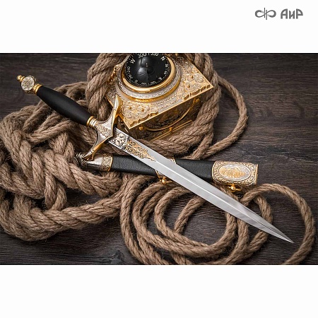 Кортик Офицерский морской ручной работы № 33149 - сделано в Златоусте