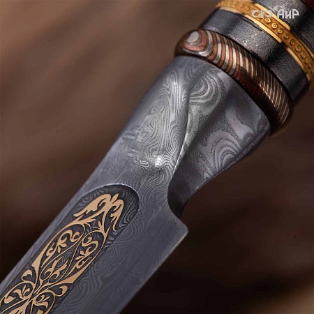  Черноморский ятаган Лаз-Бичак ручной работы № 39244 - от мастеров Златоуста
