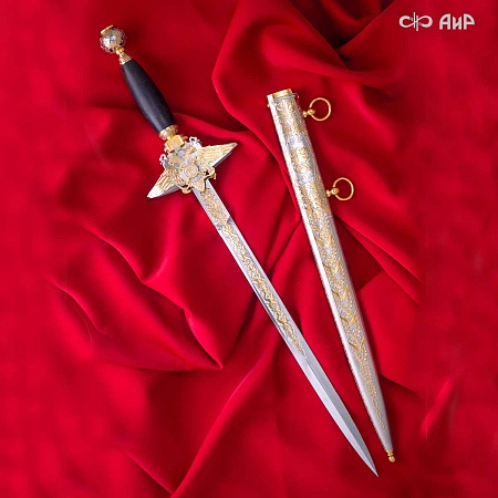 Кортик Генеральский ручной работы № 35408 - от мастеров Златоуста