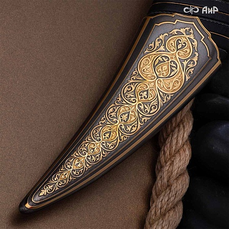  Черноморский ятаган Лаз-Бичак ручной работы № 39244 - от мастеров Златоуста