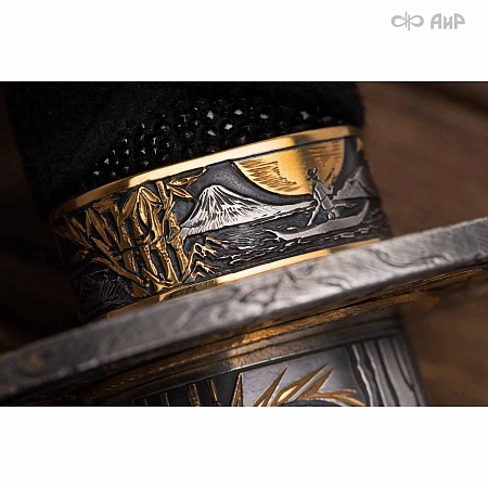  Рожок для обуви "Мусуби" ручной работы № 37770 - мастера Златоуста